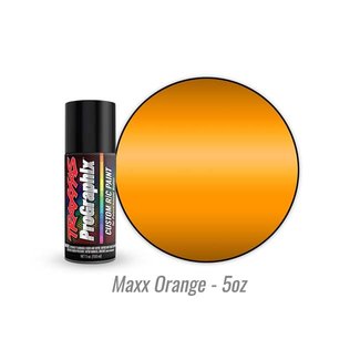 TRX - Traxxas TRX-5051 Traxxas Body paint, ProGraphix®, Maxx® Orange (5oz)