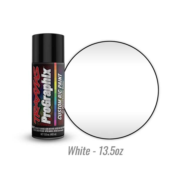 TRX-5056X Traxxas Body paint, ProGraphix®, white (13.5oz)