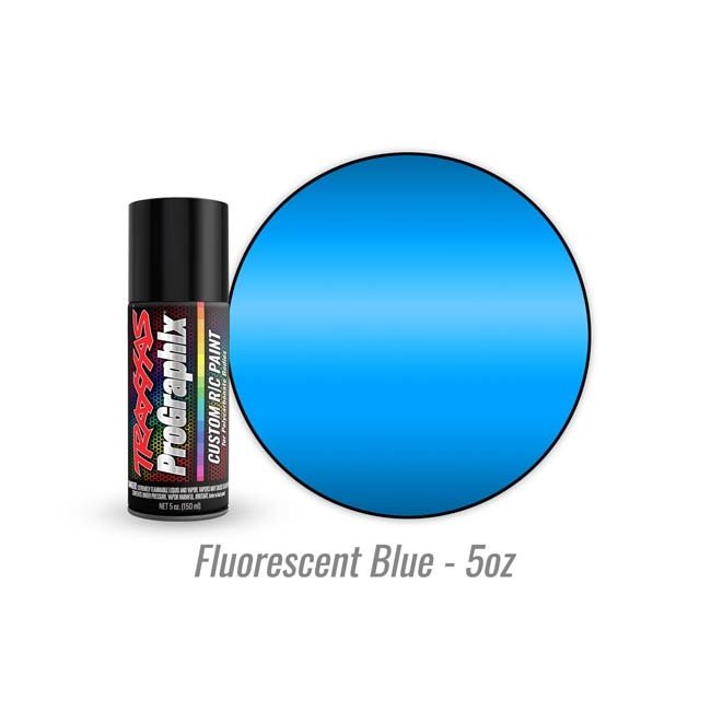 TRX-5064 Traxxas Body paint, ProGraphix™, fluorescent blue (5oz)
