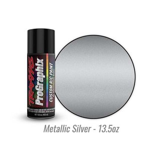 TRX - Traxxas TRX-5073X Traxxas Body paint, ProGraphix™, metallic silver (13.5oz)