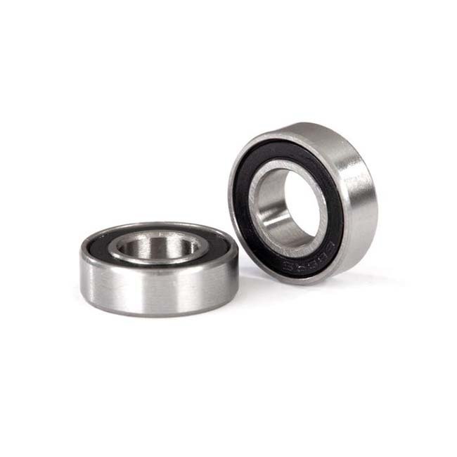 TRX-5118A Traxxas Ball bearings, black rubber sealed (8x16x5mm) (2)