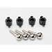 TRX - Traxxas TRX-7033 Traxxas Pivot balls (4)/ pivot ball caps (4)