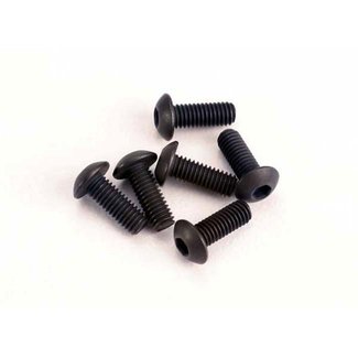 TRX - Traxxas TRX-2576 Traxxas Screws, 3x8mm button-head machine (hex drive) (6)