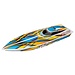 TRX - Traxxas TRX-38104-1-ORNG Traxxas Blast: High Performance Race Boat with TQ 2.4GHz radio (Orange)