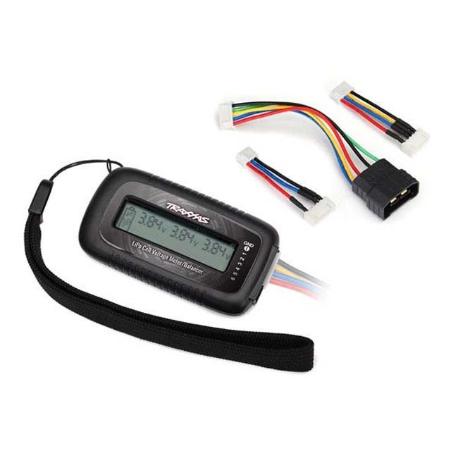 TRX-2968X Traxxas LiPo cell voltage checker/balancer (includes #2938X adapter for iD® batteries)