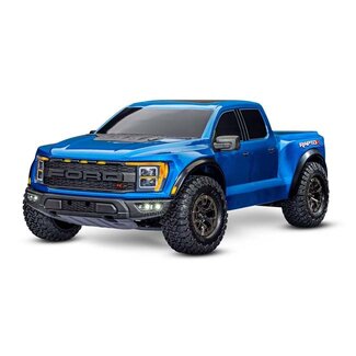 TRX - Traxxas TRX-101076-4-BLUE Traxxas Ford Raptor R: 4X4 VXL 1/10 Scale 4X4 Brushless Replica Truck