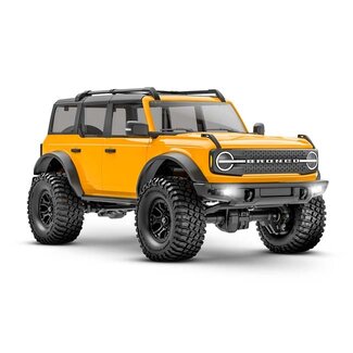 TRX - Traxxas TRX-97074-1-ORNG Traxxas TRX-4m Crawler with Ford® Bronco® (Cyber Orange): 1/18 Scale 4WD Electric Truck w/ TQ™ 2.4GHz Radio, ECM-2.5 Electronic Control Module (fwd/rev), and Titan® 87T motor. Include