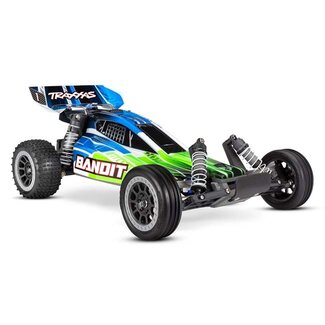 TRX - Traxxas TRX-24054-8-GRN Traxxas Bandit GREEN 1/10 Extreme Sports Buggy w/USB-C