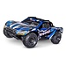 TRX - Traxxas TRX-102076-4-BLUE Traxxas Maxx Slash 6s Short Course Truck