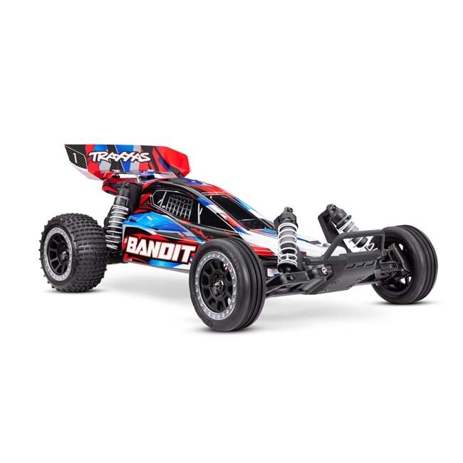 TRX-24254-8-RED Traxxas Bandit HD RED 1/10 Extreme Sports Buggy w/USB-C - Red