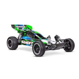 TRX - Traxxas TRX-24254-8-GRN Traxxas Bandit HD GREEN 1/10 Extreme Sports Buggy w/USB-C - Green