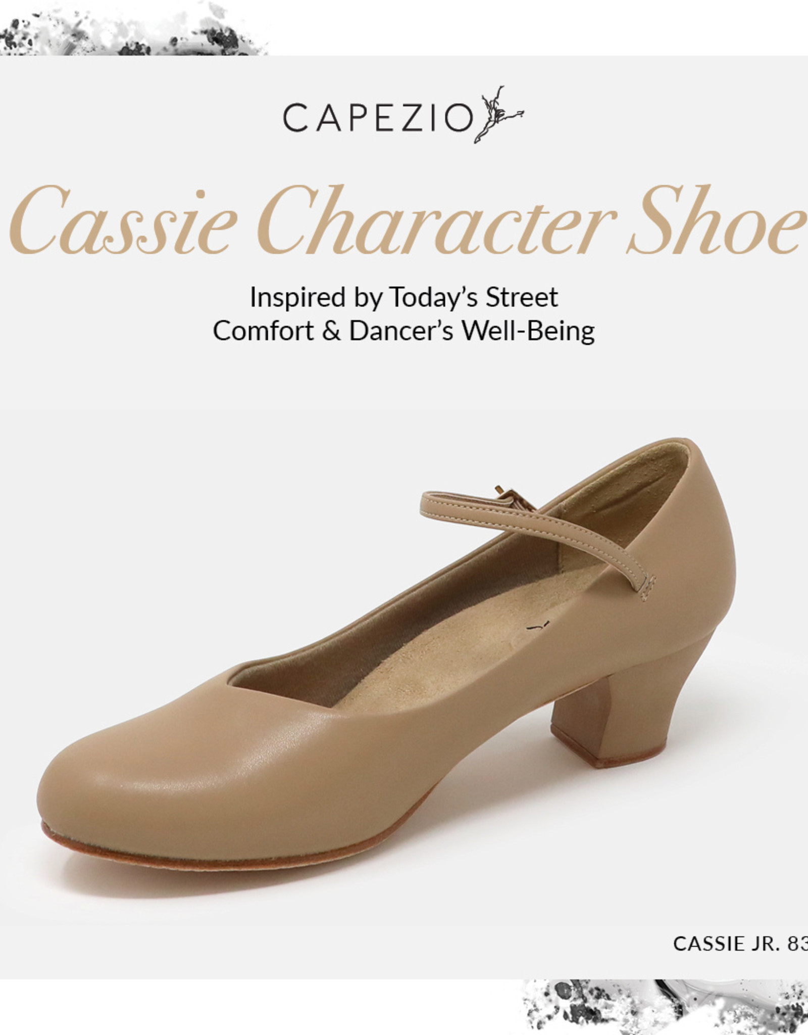 Capezio Capezio Cassie Jr. 1.5" Character Shoe - 831