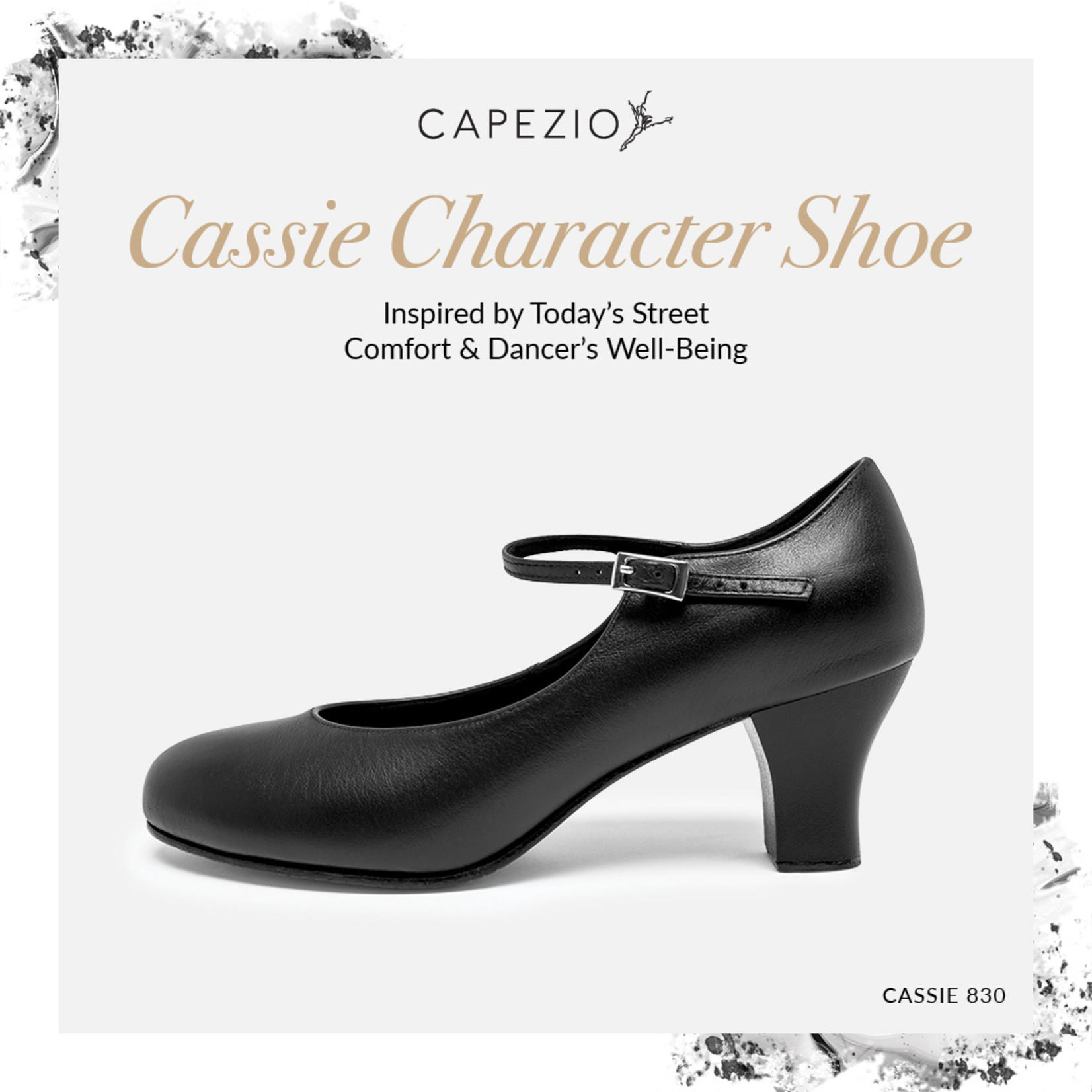 Women Leather Character Shoes Cassie