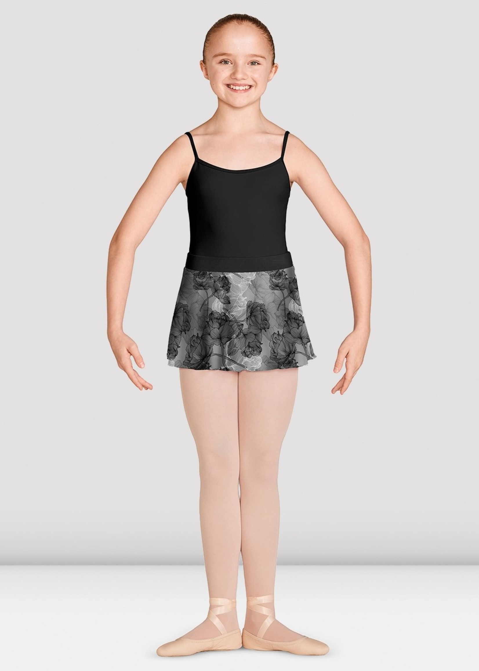 Mirella Mirella Printed Mesh Skirt With Band - MS141C