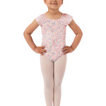 Mirella Mirella Child's Floral Frill Sleeve Leotard M1556C