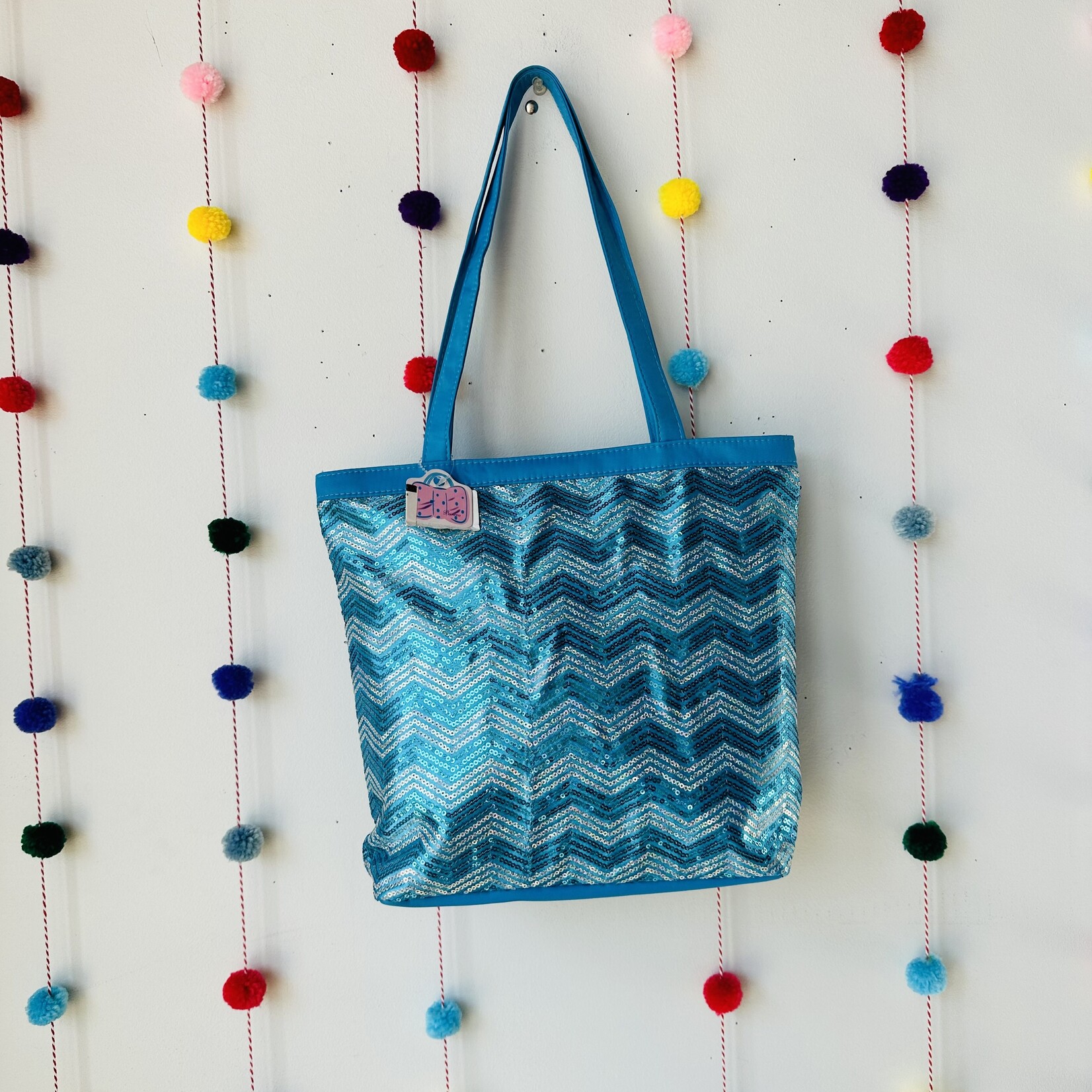 Dasha Designs Dasha Chevron Sequins Tote - 4971