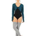 Bloch Bloch Adult Knitted Twist Front Long Sleeve Top Z1289