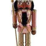 10" African American Solder Nutcracker Rose Gold with Hat N1011-AA