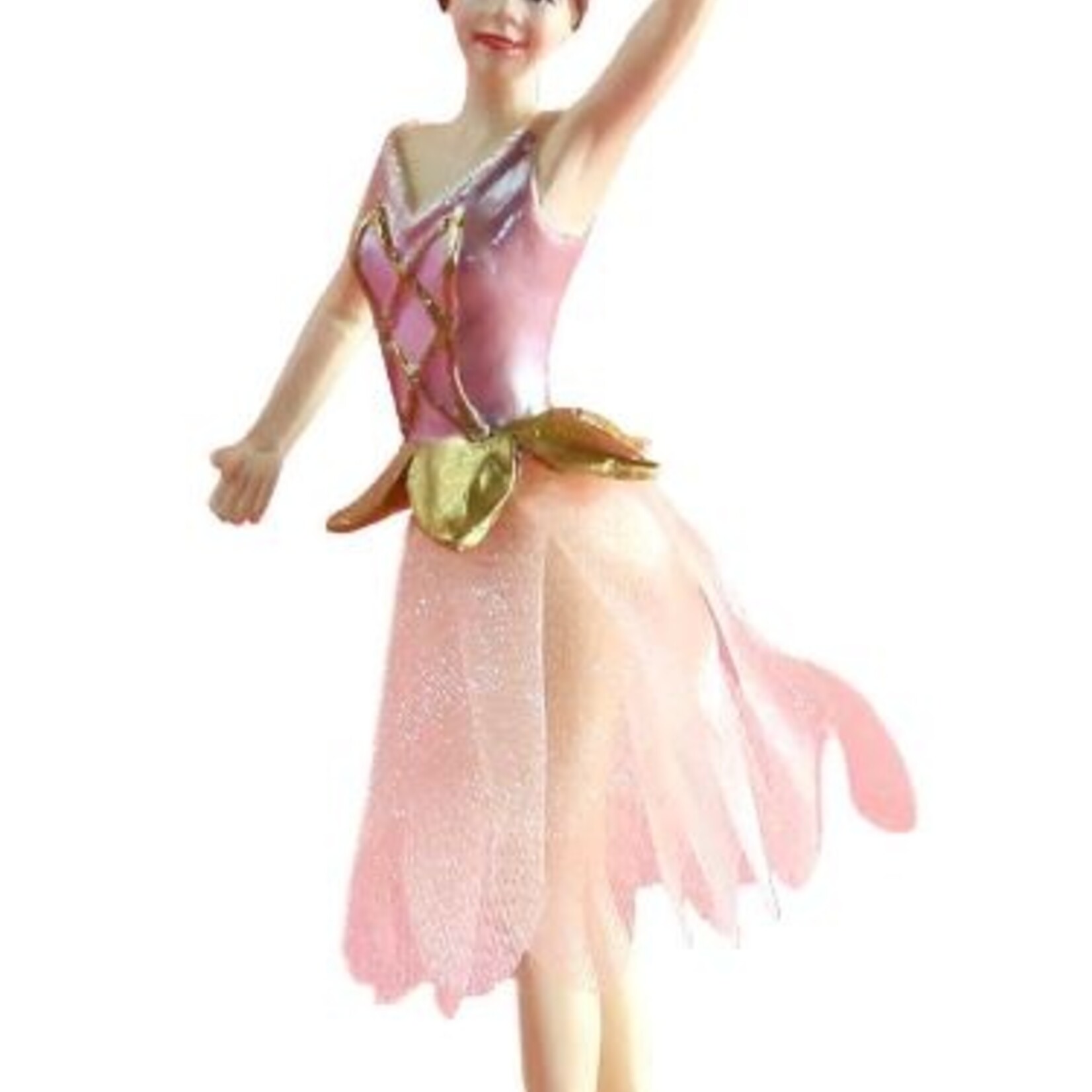 4" Rose Gold Ballerina Ornament RES-011