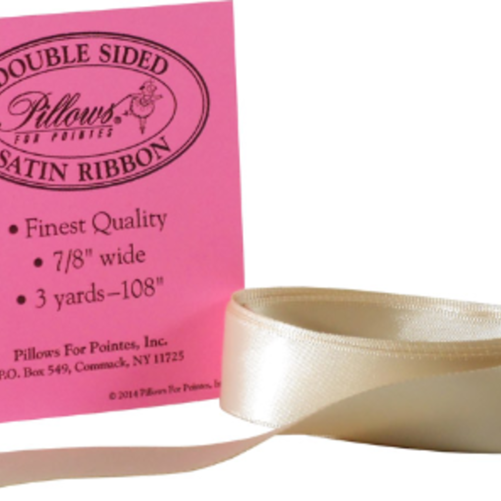 Pillows for Pointes Pillows for Pointes Double Sided Satin Ribbon