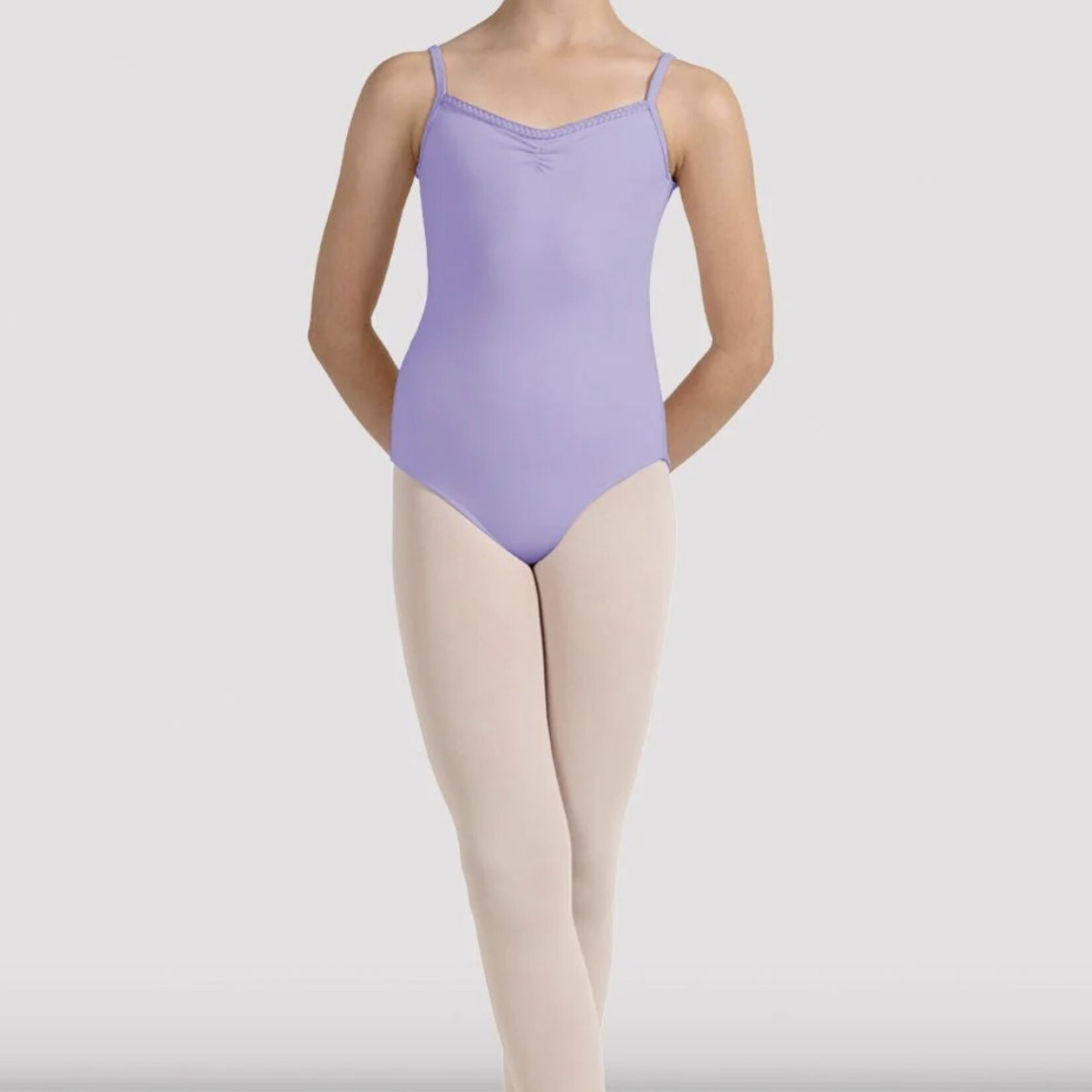 Bloch Mirella Child Scoop Neck Braid and Keyhole Camisole Leotard M1246C