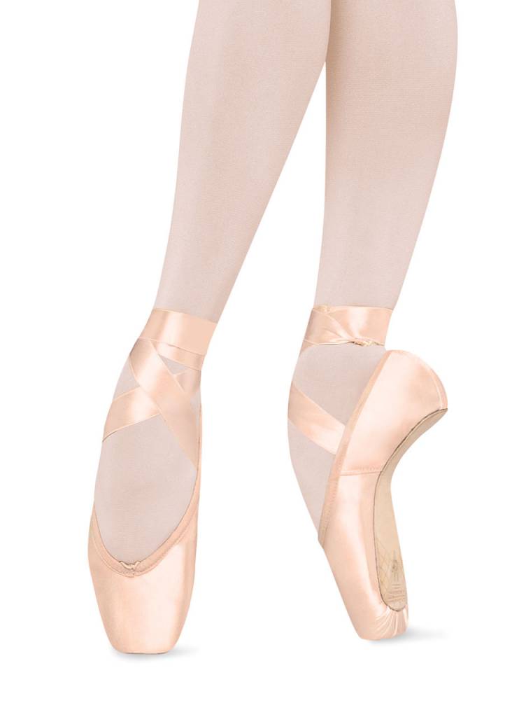 Bloch Adult /"Balance European/" Pointe Shoes Color Pink Size 4.5
