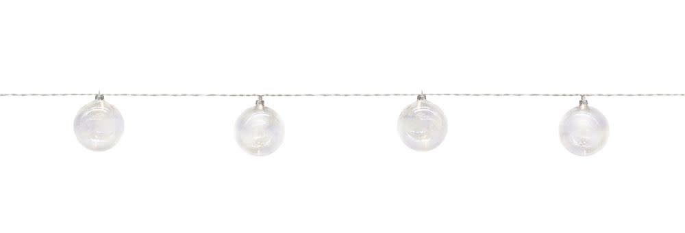 LED Iridescent Glass Ball Strand