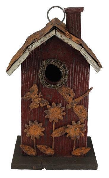 Rustic Sunflower Birdhouse (2 Styles)