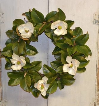 Custom Magnolia Wreath