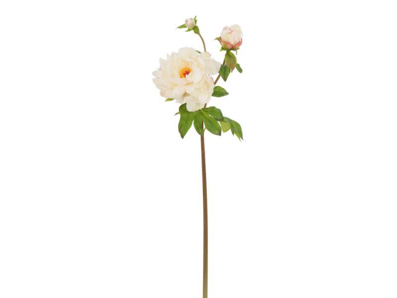 29" Natural Touch Peony Spray (4-Colors)