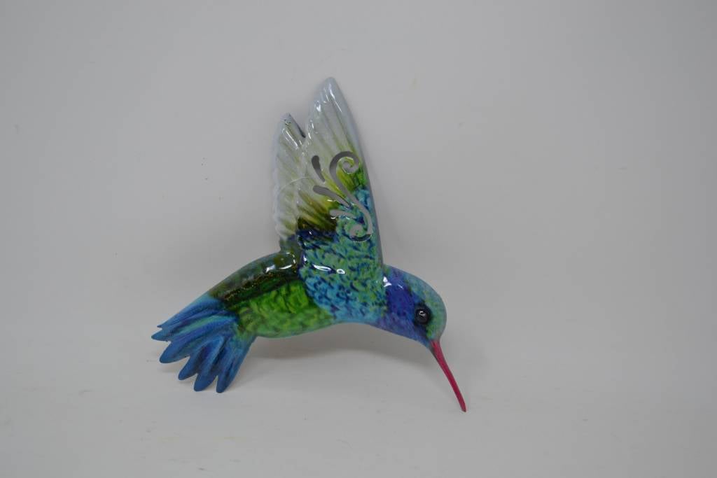 Small Colorful Metal Hummingbird