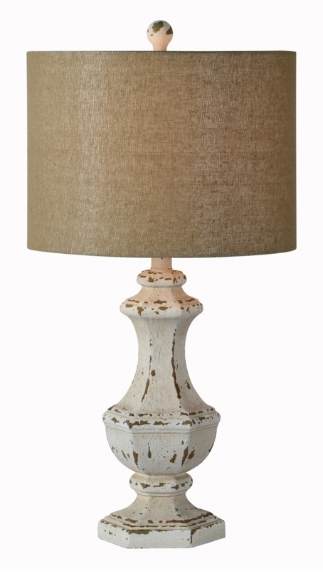 Chip Large Table Lamp Shabby Chic Home Decor