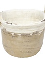 Two-Tone Handled Crackle Container