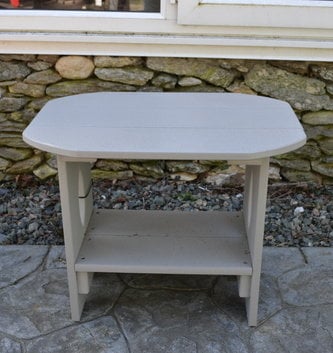 Outdoor Oval End Table