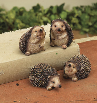 Mini Resin Hedgehog (4 Styles)