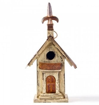 Small Distressed Rustic Birdhouse