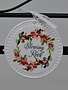 Round White Blowing Rock Ornament (8-Styles)