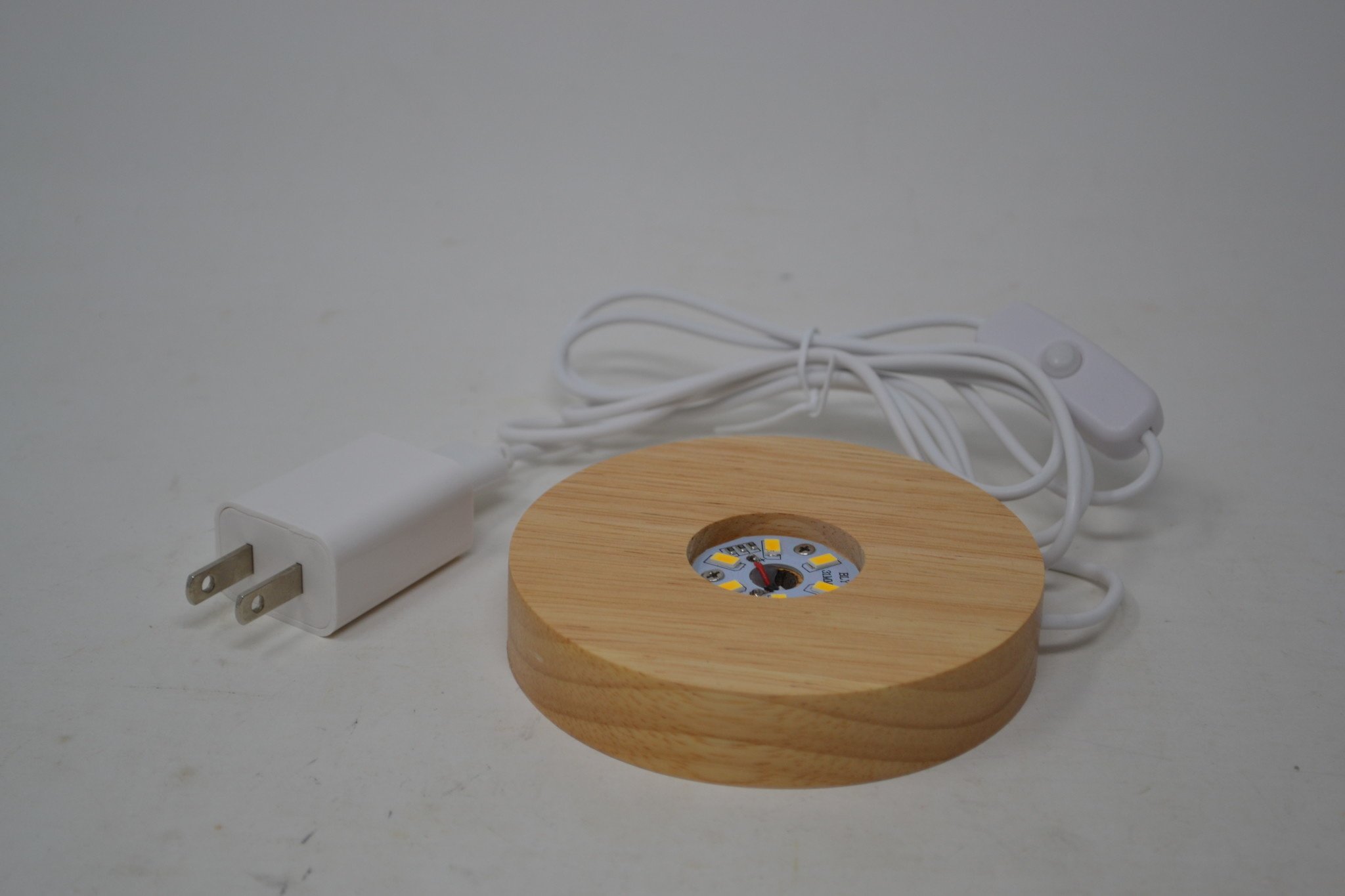 Wooden Electric Light Base