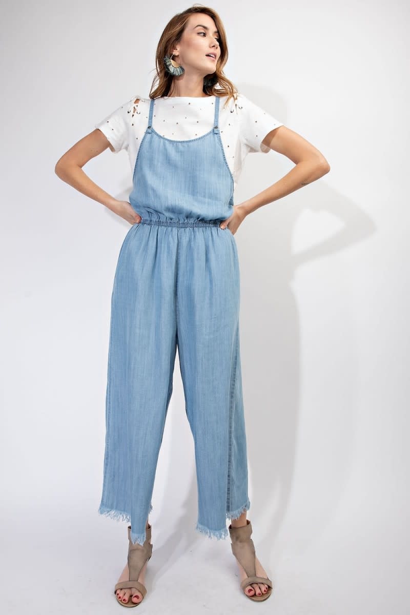 light denim jumpsuit