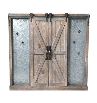 Wooden Sliding Door Chalkboard