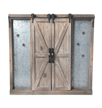 Wooden Sliding Door Chalkboard