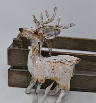 Frosted Reindeer Ornament (2 Styles)