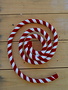 4-ft Wired Velvet Candy Cane Rope