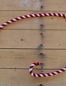 4-ft Wired Velvet Candy Cane Rope