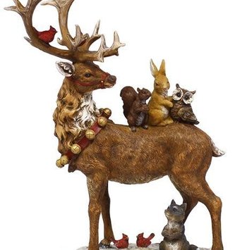 Reindeer with Forest Friends