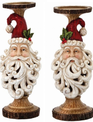Scrolled Santa Candlestick