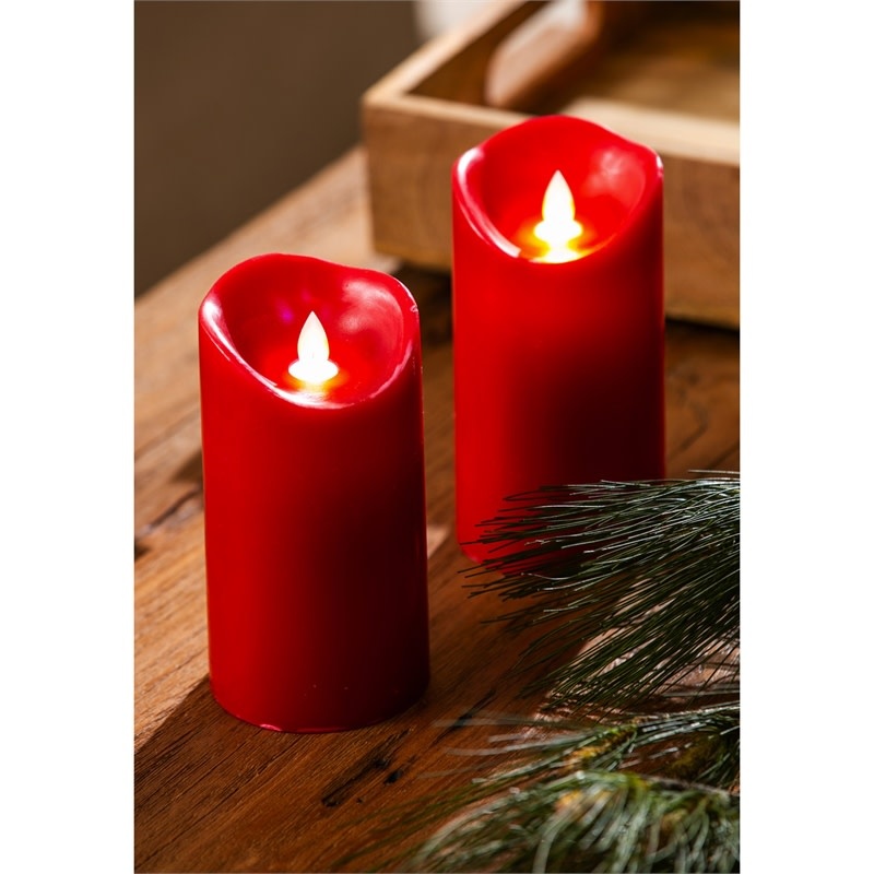 Red LED Candle