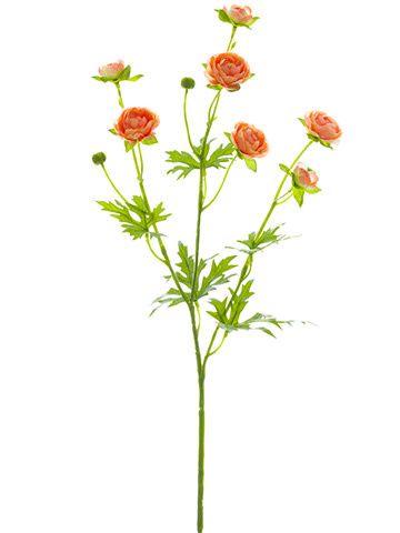 22" Mini Ranunculus Spray