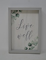 Framed Wooden Foliage Sign (4-Styles)
