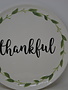 Round Foliage Thankful Platter